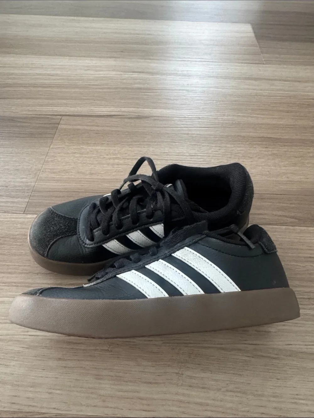 adidas Kids Black and White Sneakers
